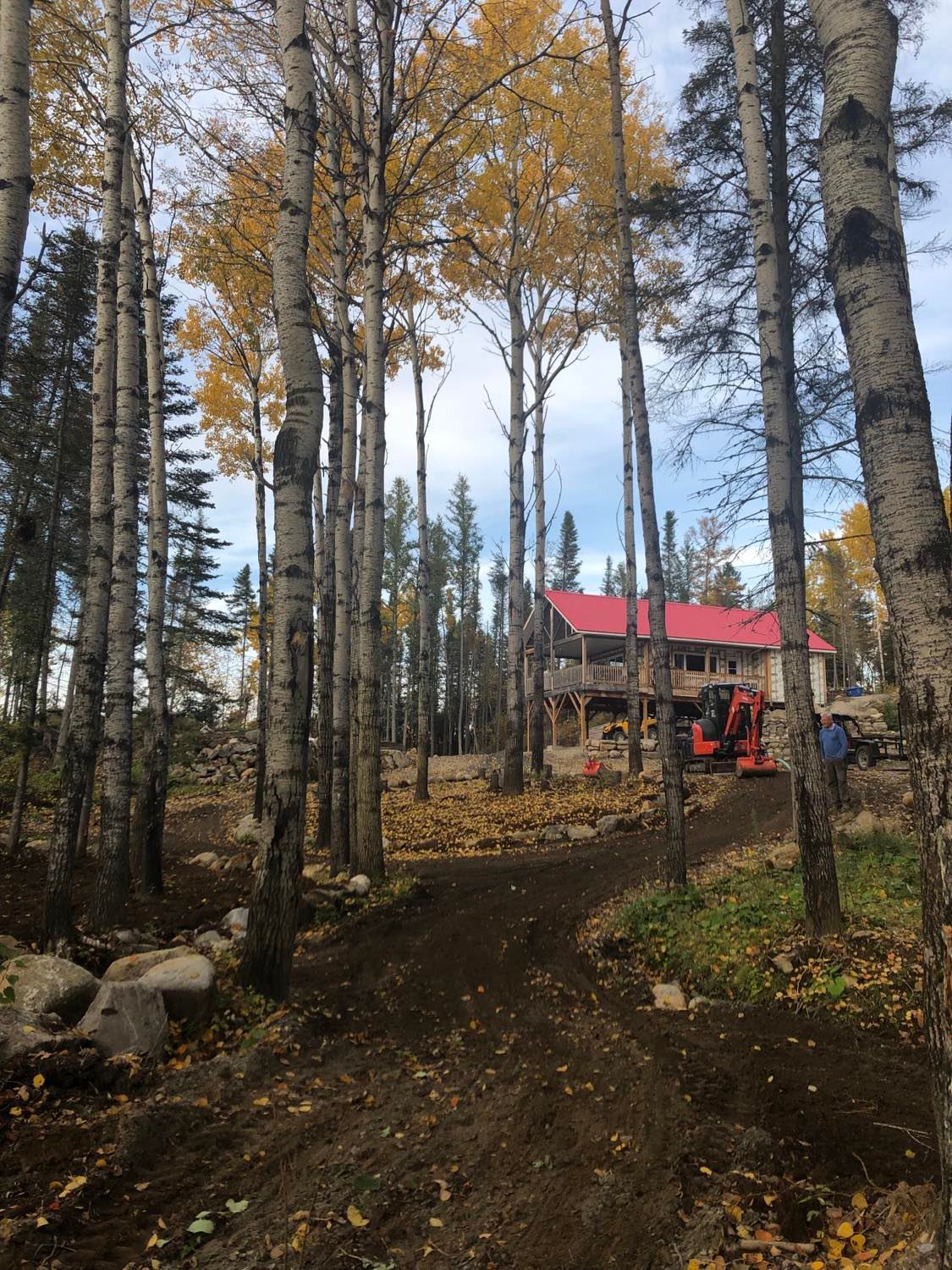 Chalet — vue extérieure — Lac Kénogami (secteur Larouche)